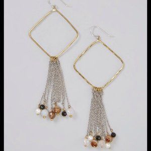 Zara Fringe, Dangle Earrings
